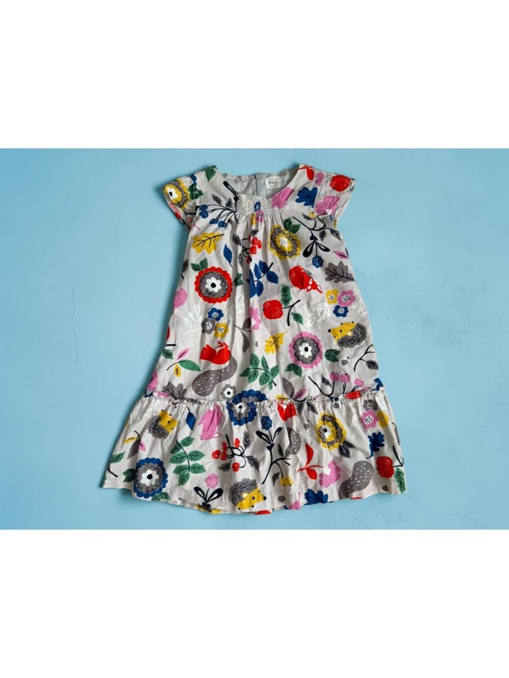 MINI BODEN Girls Floral Swing Dress Size 7/8 Y